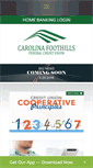 Mobile Screenshot of carolinafoothillsfcu.coop